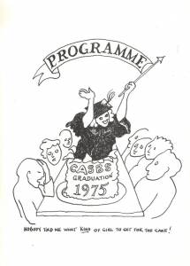 1974-75 Graduation Program Cover