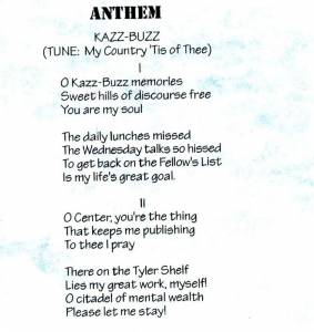 1995-96 Graduation Anthem