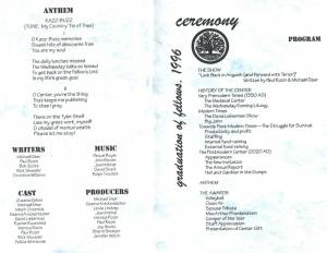 1995-96 Graduation Program